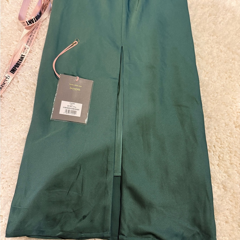 House of CB Charmaine Corset Dress in Pine - Picture 9 of 14